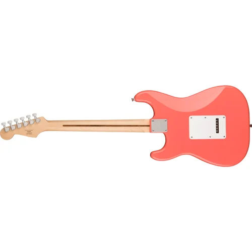 Fender Squier Sonic Stratocaster HSS Electric Guitar - Tahitian Coral - Image 3