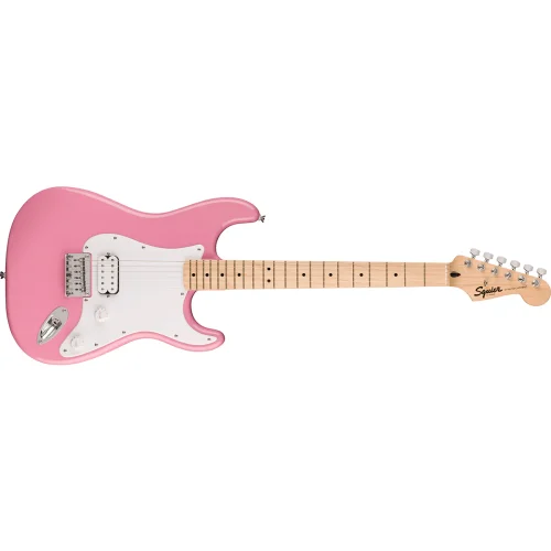 Fender Squier Sonic Stratocaster HT H Electric Guitar - Flash Pink - Image 2