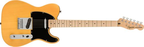 Fender Squier Affinity Telecaster 6-String Solid Body Electric Guitar - Butterscotch Blonde - Image 2