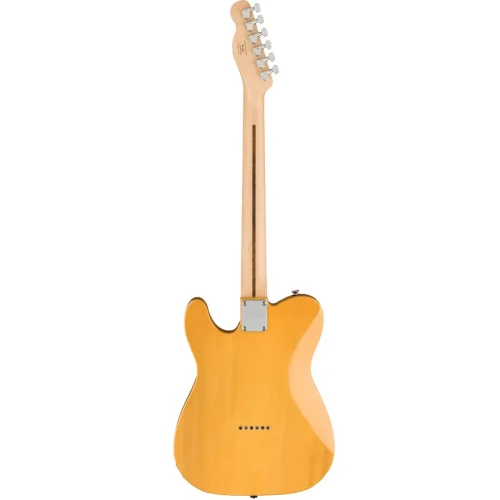 Fender Squier Affinity Telecaster 6-String Solid Body Electric Guitar - Butterscotch Blonde - Image 4