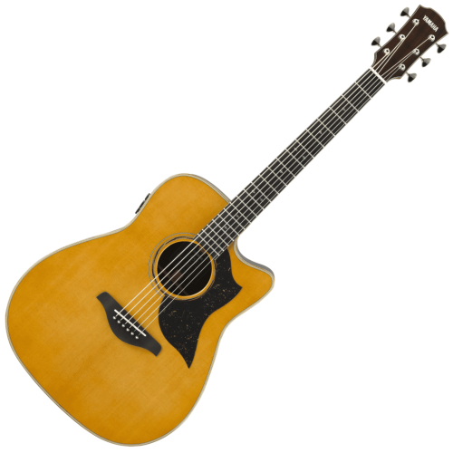 Yamaha A5R Dreadnought Acoustic-Electric Guitar – Vintage Natural - Image 2