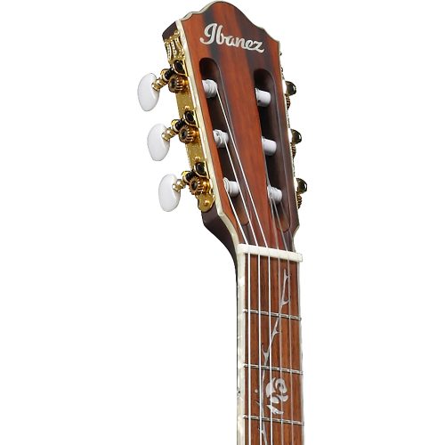 Ibanez Tim Henson Nylon Acoustic Electric Guitar - Black - Image 5
