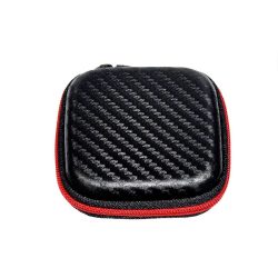 KZ Square PU Zipper Storage Box for In-Ear Earphones