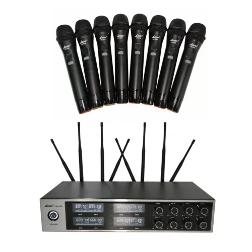 Lane LR-638 - 8PC Wireless Microphone System