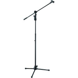 HERCULES Stands EZ Grip Tripod Microphone Stand with 2-in-1 Boom