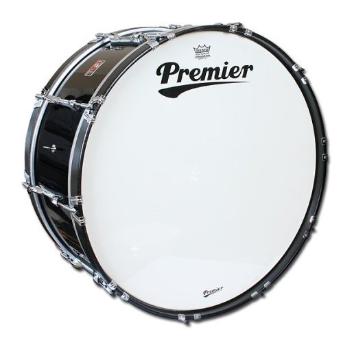 Premier 28 x 12 Marching Bass Drum – Ebony