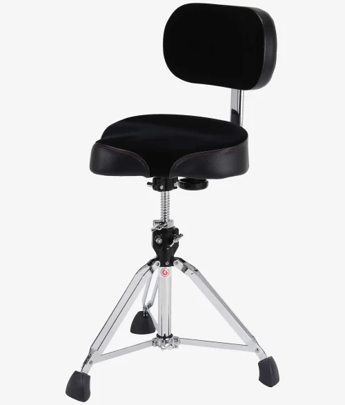 Gibraltar 9608MB 16 inch Cordura Saddle Drum Throne with Backrest - Image 5