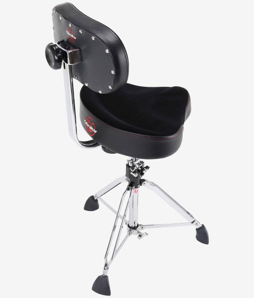 Gibraltar 9608MB 16 inch Cordura Saddle Drum Throne with Backrest - Image 6