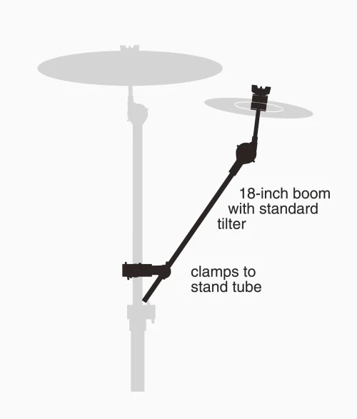 Gibraltar SC-CLBAC 18 inch Cymbal Arm with Rotating Grabber Clamp - Image 2
