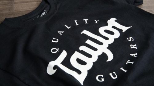 Taylor Men's Basic Black Logo T-Shirt - Image 2