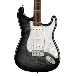 Fender Squier FSR Affinity Series Stratocaster QMT Electric Guitar - Black Burst