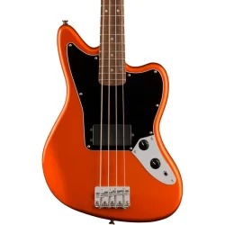 Fender Squier FSR Affinity Series Jaguar 4 String Bass H LRL - Metallic Orange