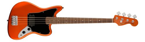 Fender Squier FSR Affinity Series Jaguar 4 String Bass H LRL - Metallic Orange - Image 2
