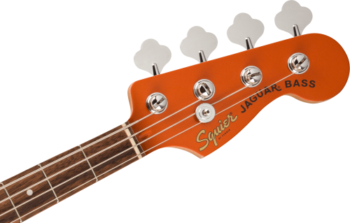 Fender Squier FSR Affinity Series Jaguar 4 String Bass H LRL - Metallic Orange - Image 4