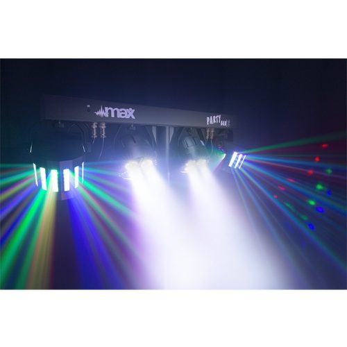 Beamz Partybar 12 Set - 2x Par and 2x Derby - Image 8