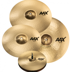 Sabian AAX Promotional Cymbal Set -14/16/21 inch - with Free 18 inch Thin Crash