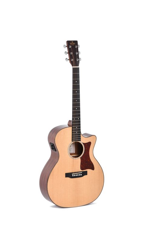 Sigma GMC-1E Grand Auditorium - Acoustic Electric Guitar - Natural - Image 2
