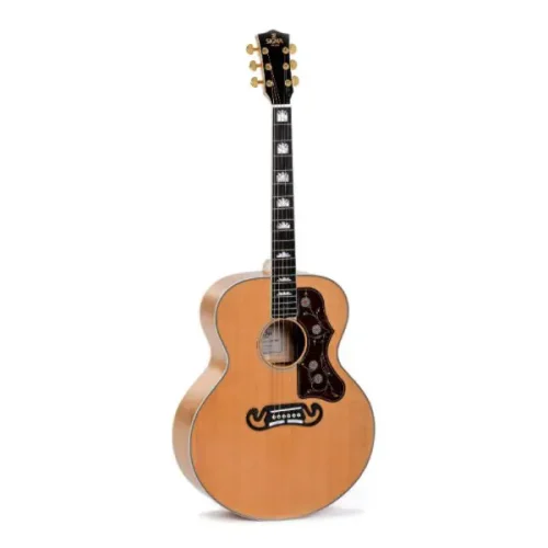 Sigma GJA-SG200-AN Grand Jumbo Acoustic Electric – Antique Natural - Image 3