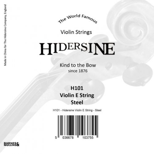 Hidersine Violin String Single E 4/4
