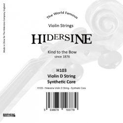 Hidersine Violin String Single D 4/4