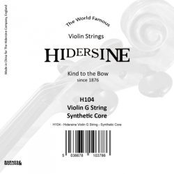 Hidersine Violin String Single G 4/4