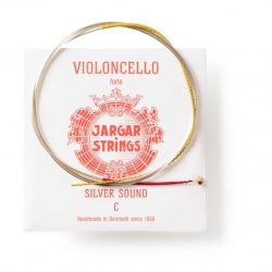 Jargar Classic Cello Red Forte Single String C Silver Sound 4/4