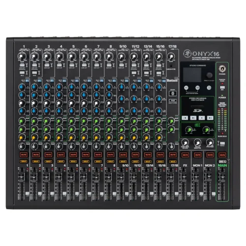 Mackie Onyx16 16-Channel Premium Analog Mixer with Multitrack USB - Image 2