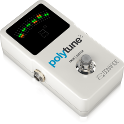 TC Electronic PolyTune 3 Polyphonic LED Guitar Tuner Pedal with Buffer