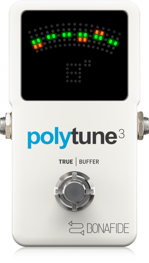 TC Electronic PolyTune 3 Polyphonic LED Guitar Tuner Pedal with Buffer - Image 2