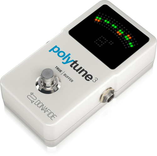 TC Electronic PolyTune 3 Polyphonic LED Guitar Tuner Pedal with Buffer - Image 3