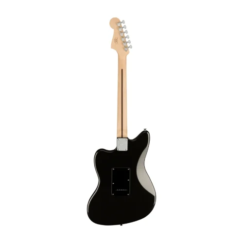 Fender Squier FSR Affinity Series Jazzmaster Electric Guitar Metallic - Black w/ Black Pickguard - Image 3