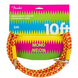 Fender Mononeon Instrument Cable, Straight/Straight, 3m - Orange