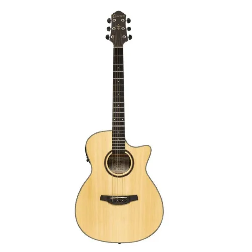 Crafter HT-250CE Orchestra Cutaway Engelmann Spruce Mahogany Pickup EQ Preamp - Image 2
