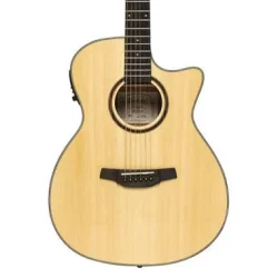 Crafter HT-250CE Orchestra Cutaway Engelmann Spruce Mahogany Pickup EQ Preamp