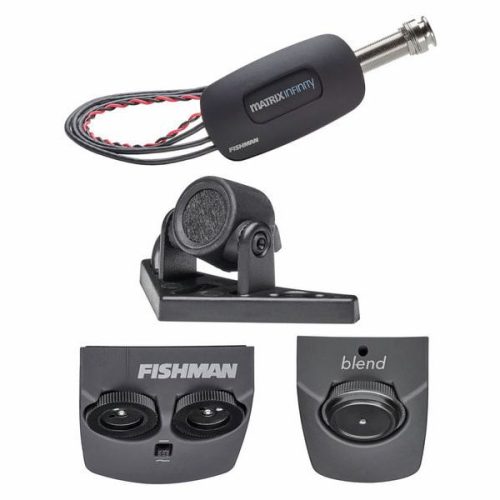 Fishman Matrix Infinity Mic Blend Acoustic Pickup - Wide Saddle