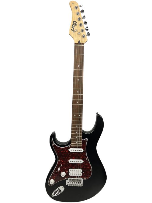 Cort G110 Stirling Series HSS Left Hand Electric Guitar - Open Pore Black - Image 2