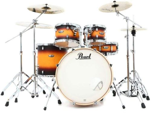Pearl Decade Maple 5-piece Shell Pack with Snare Drum - Classic Satin Amburst - Image 2