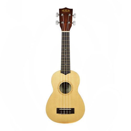 Kala KA-15S-S Spruce Top Soprano Ukulele – Satin Mahogany