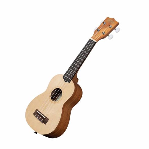 Kala KA-15S-S Spruce Top Soprano Ukulele – Satin Mahogany - Image 2