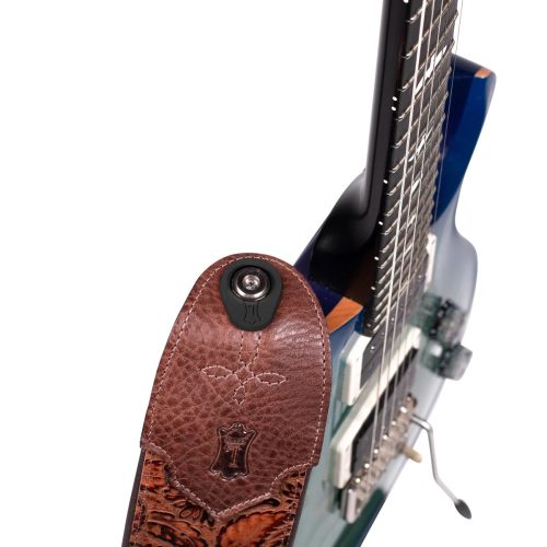 Levy's Rubber Guitar Strap Blocks (Pair) - Black - Image 2