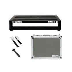 Pedaltrain Classic Jr TC 18 x12.5 inch Pedalboard with Tour Case