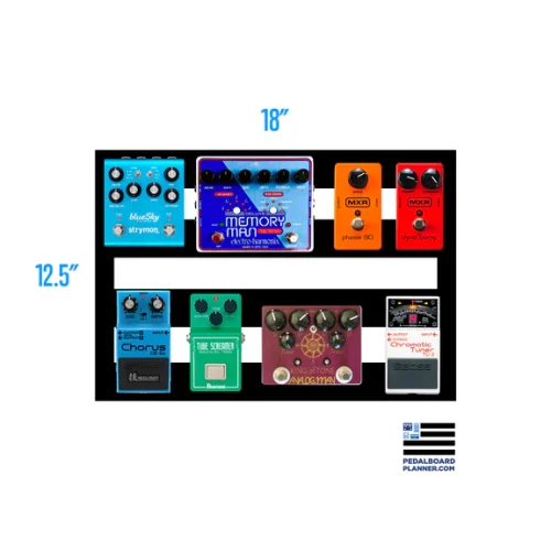 Pedaltrain Classic Jr TC 18 x12.5 inch Pedalboard with Tour Case - Image 7
