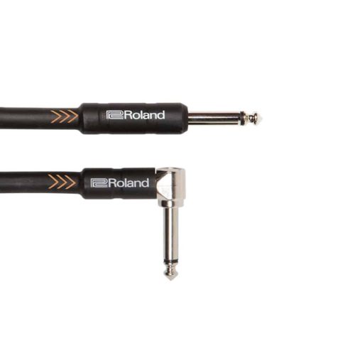 Roland RIC-B10A – Straight to Right Angled Black Series Instrument Cable – 3m - Image 2
