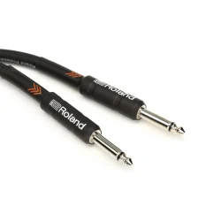 Roland RIC-B15 Black Series Instrument Cable - 1/4-inch TS Male to 1/4-inch TS Male - 4.5m