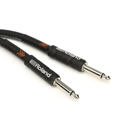 Roland RIC-B15 Black Series Instrument Cable - 1/4-inch TS Male to 1/4-inch TS Male - 4.5m