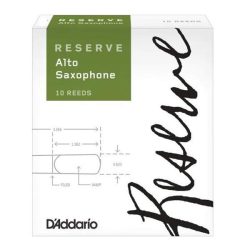 D'Addario Reserve Classic Alto Saxophone Reeds box of 10