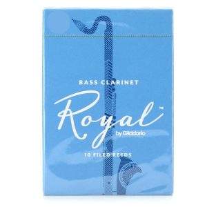 Royal by D’Addario Bass Clarinet Reeds 10 in a Box
