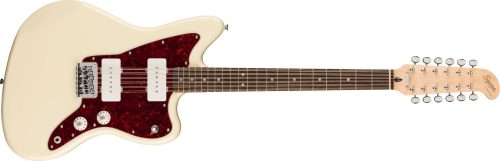Fender Squier Paranormal Jazzmaster XII 12-string Electric Guitar - Olympic White - Image 2