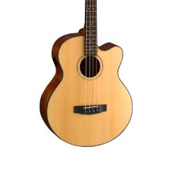 Cort AB850F Acoustic 4-String Bass Guitar – Natural