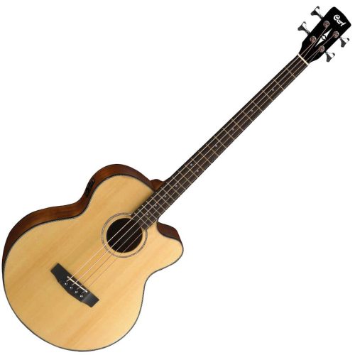Cort AB850F Acoustic 4-String Bass Guitar – Natural - Image 2
